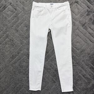DENIZEN Levis womens Mid rise jegging size 15/32 stretch solid white denim